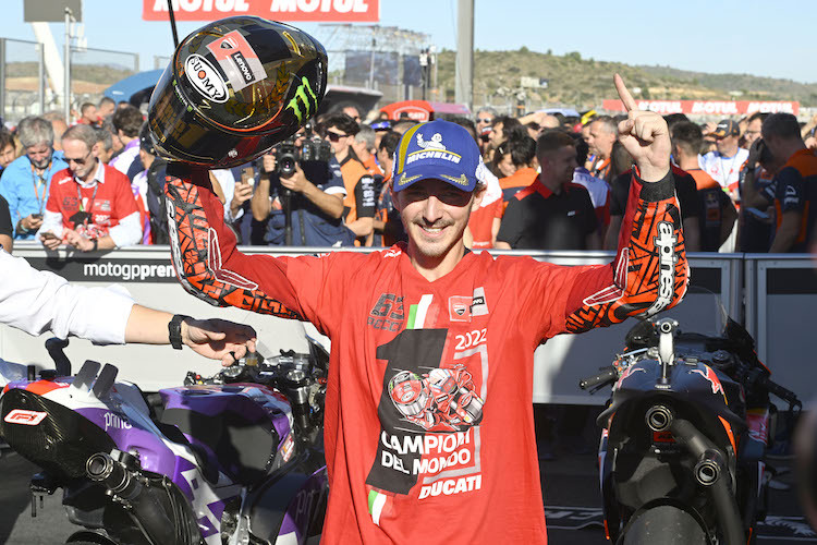 Pecco Bagnaia auf dem Weg zum WM-Titel 2022