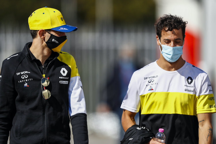 Esteban Ocon und Daniel Ricciardo