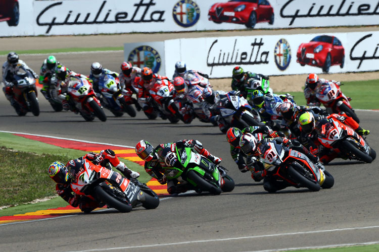 Dritte Saisonstation der Superbike-WM 2016 im MotorLand Aragon