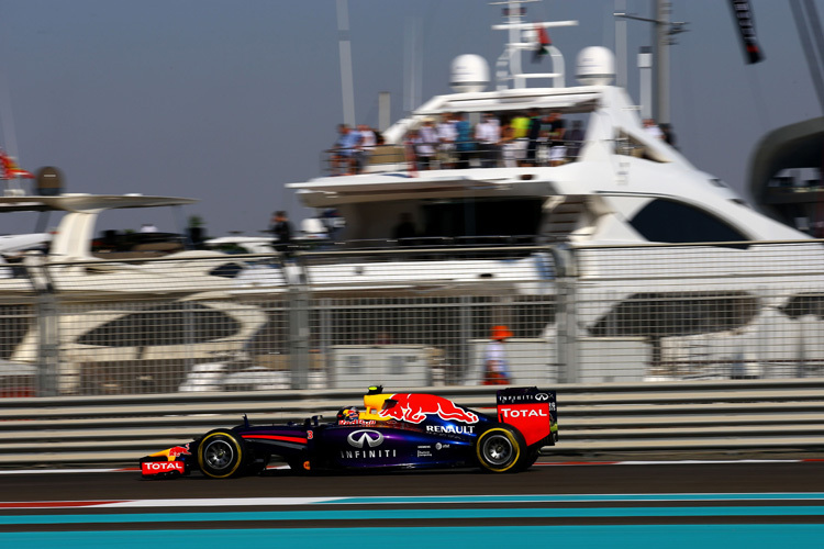 Daniel Ricciardo in Abu Dhabi
