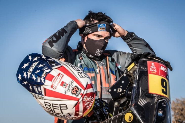 Sykler Howes führ erstmals eine Dakar an