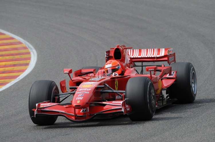 Schumacher im F2007 letzte Woche in Mugello
