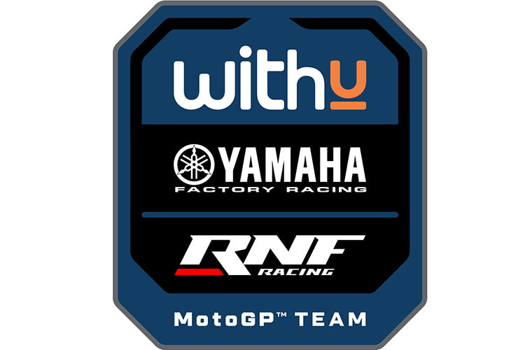 Das neue Teamlogo von WITH-Yamaha RNF
