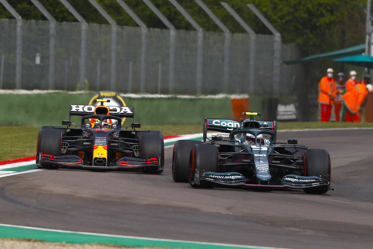 Sebastian Vettel gegen Sergio Pérez