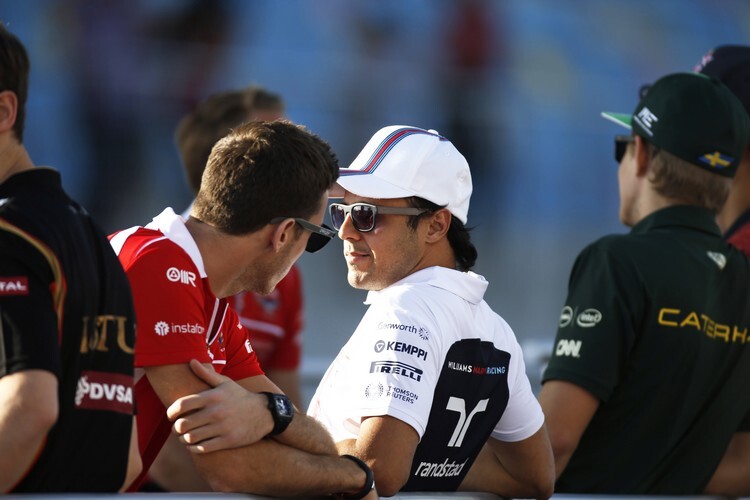 Felipe Massa mit Jules Bianchi