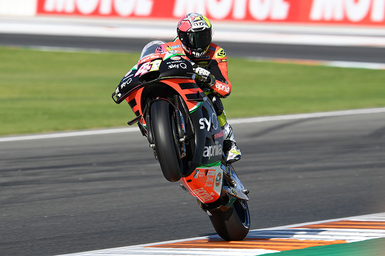 Aprilia deals motogp engine