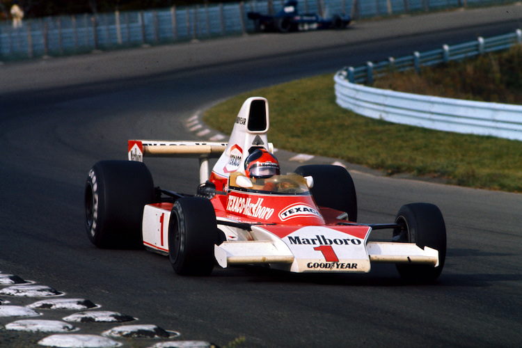 Emerson Fittipaldi 1975 in Watkins Glen
