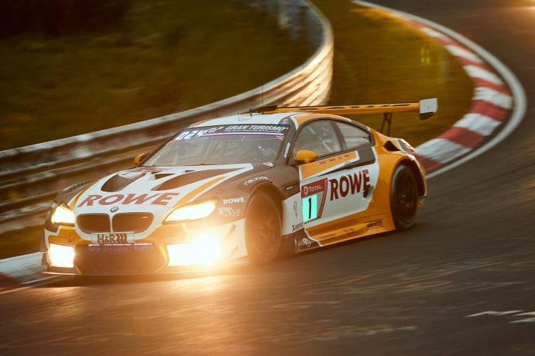 Schnellstes Auto in der Top-Qualifikation (TQ2) auf dem Nürburgring: Der BMW M6 GT3 von Rowe Racing