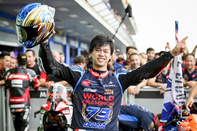 Mit Ai Ogura hat Japan nach 15 Jahren endlich wieder einen Weltmeister in der Motorrad-WM