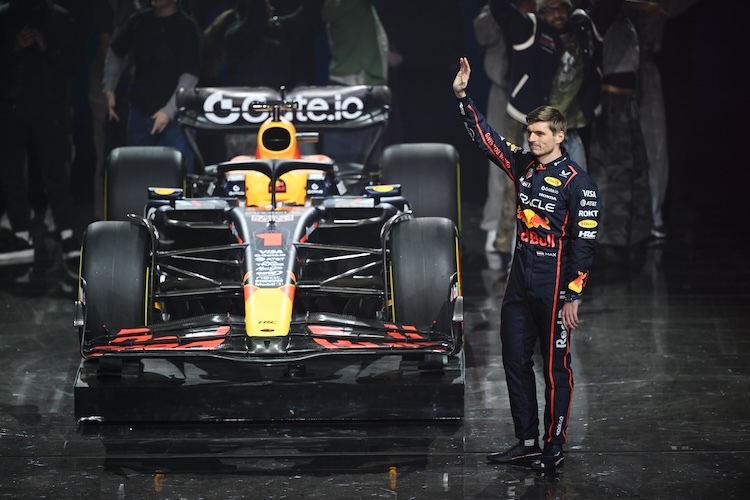 Max Verstappen bei der Formel-1-Show in London