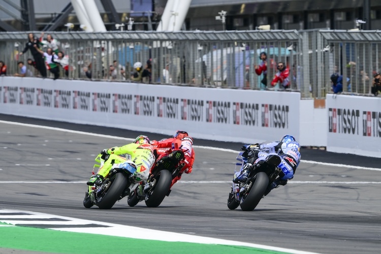 Marc Marquez musste hart um Platz 3 kämpfen