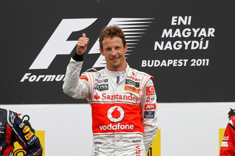 Jenson Button war heute die klare Nummer 1