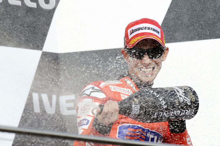 Casey Stoner sorgte im Oktober 2010 in Australien für den letzen Ducati-Sieg