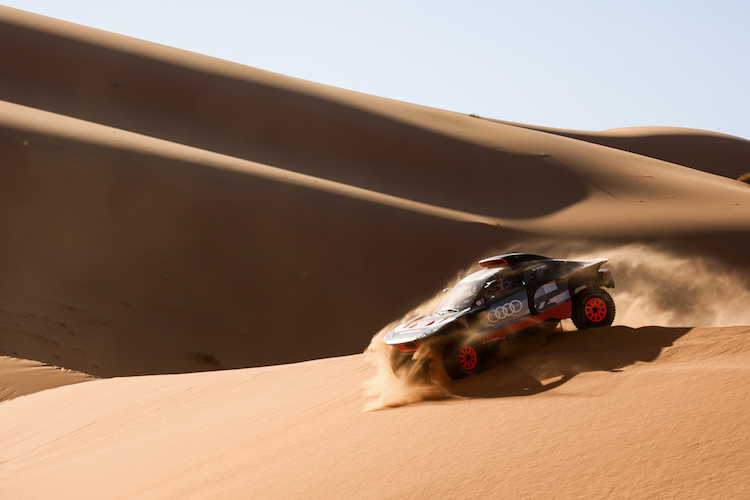 Audi beim Training zur Dakar-Rallye 2023