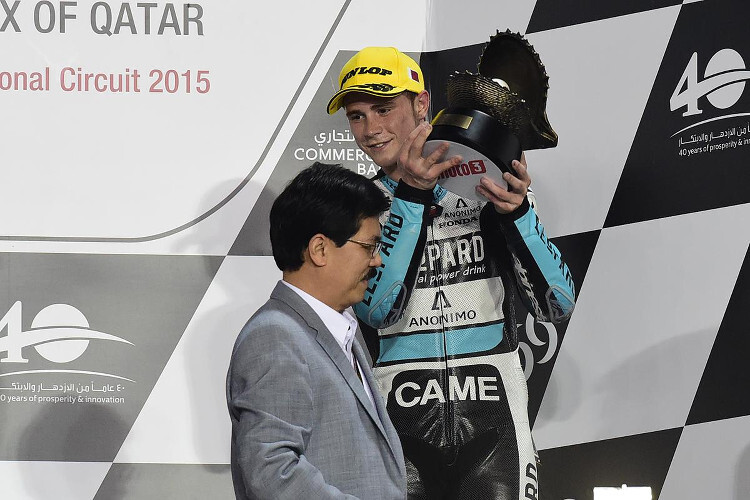 Honda-Pilot Danny Kent erzielte in Katar Platz 3