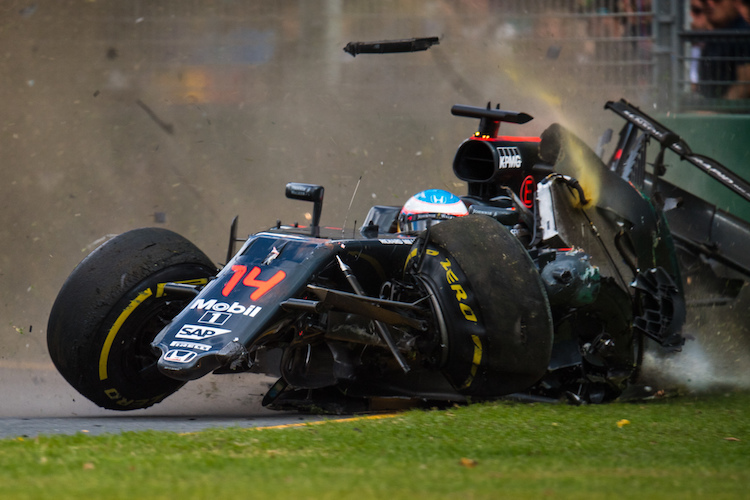Fernando Alonso 2016: McLaren-Honda, eine einzige Bruchlandung