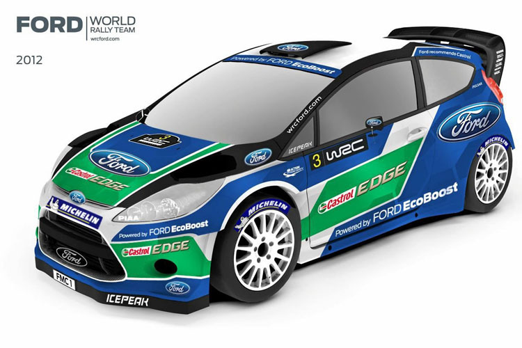 Der Ford Fiesta RS WRC für 2012