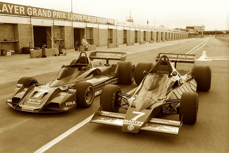 Brabham BT45B von 1977 und Modell BT46 für die Saison1978