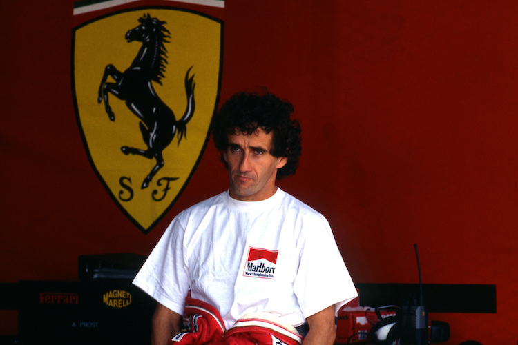Alain Prost wurde mit Ferrari ebenfalls nicht Weltmeister