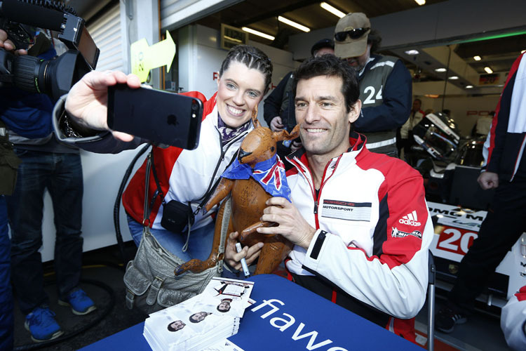 Mark Webber fühlt sich in der FIA WEC sichtlich wohl