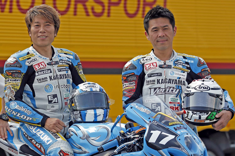 Yukio Kagayama und Noriyuki Haga (rechts)