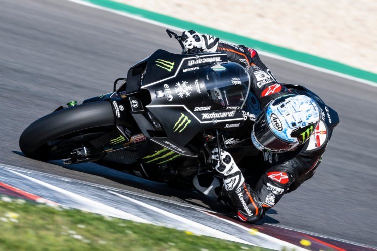 Jonathan Rea at the Portimão test