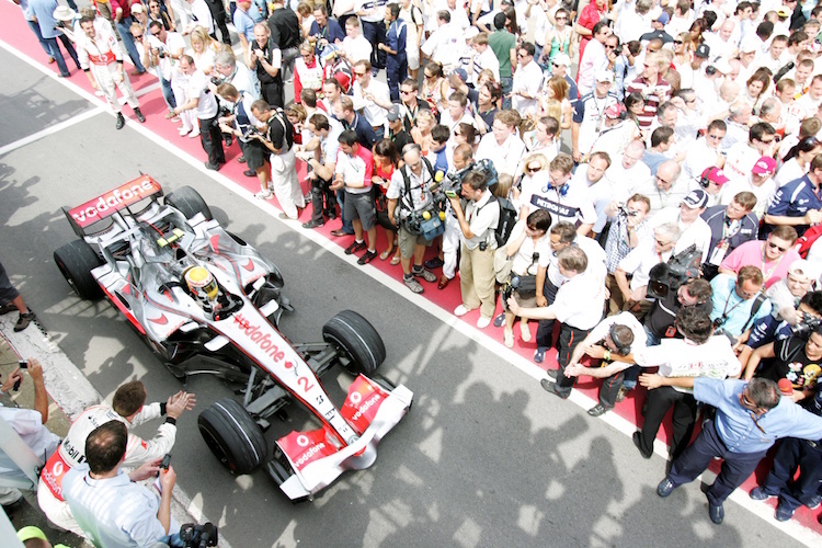Lewis Hamilton in Montreal 2007