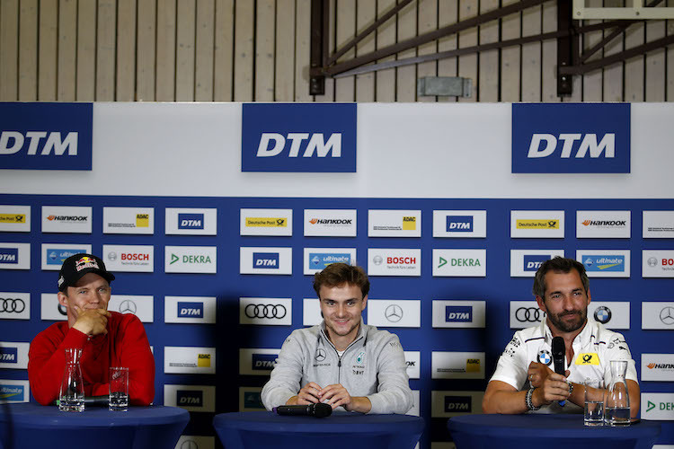 Mattias Ekström, Lucas Auer und Timo Glock