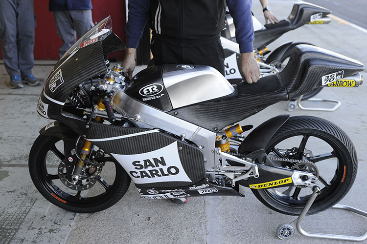 Die FTR-Honda-Moto3 des San-Carlo-Teams 2013