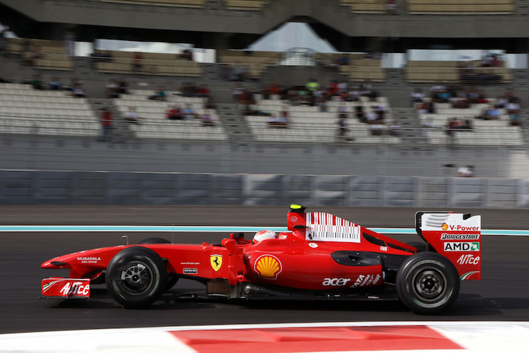 Kimi Räikkönen 2009 im Ferrari