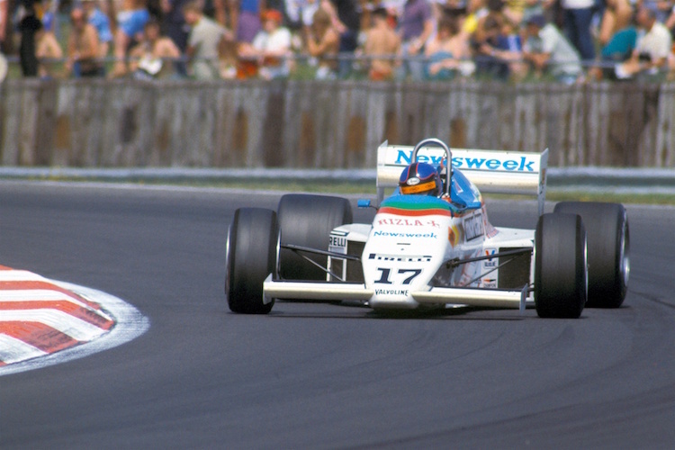 Kenny Acheson in Silverstone 1983
