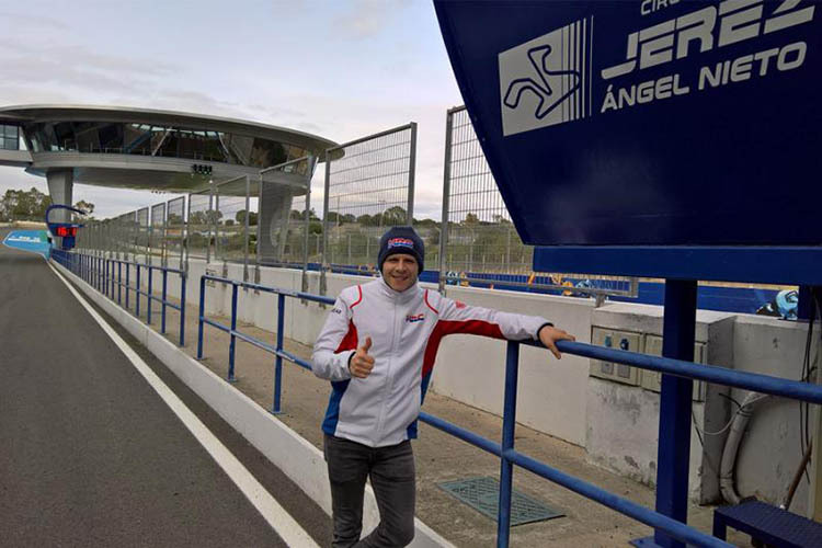 Stefan Bradl beim Jerez-Test im Januar 2020