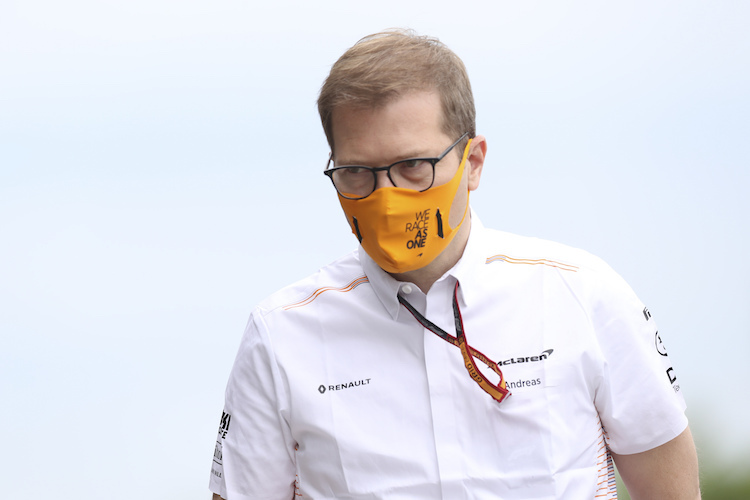 McLaren-Teamchef Andreas Seidl in Ungarn