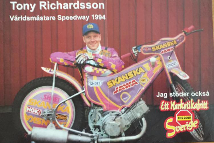 Tony Rickardsson wurde 1994 zum ersten Mal Weltmeister