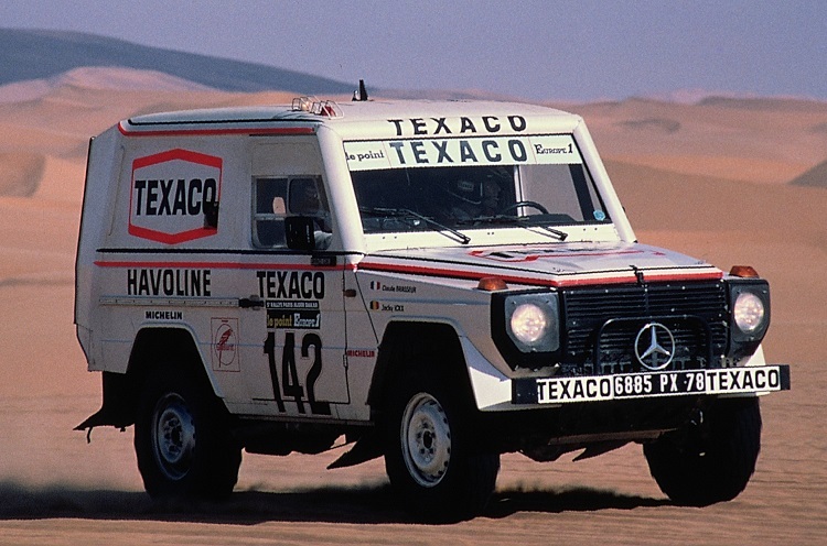 Januar 1983: Mercedes-Benz 280 GE siegt bei der Rallye Paris–Dakar