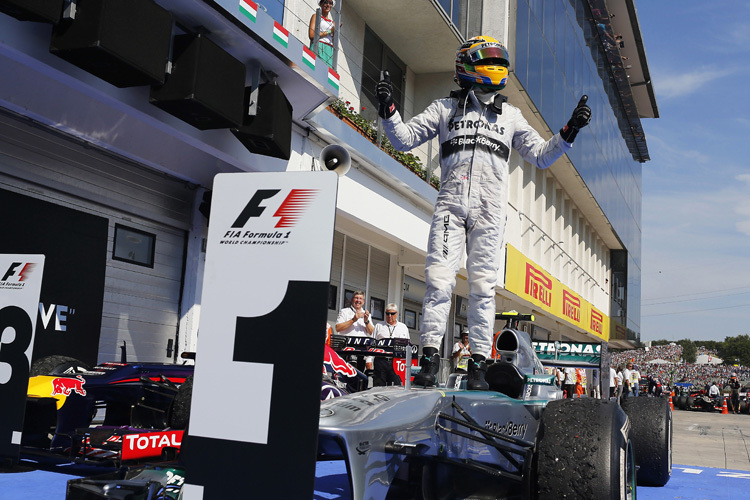 Lewis Hamilton: Zum vierten Mal die Nummer 1 auf dem Hungaroring