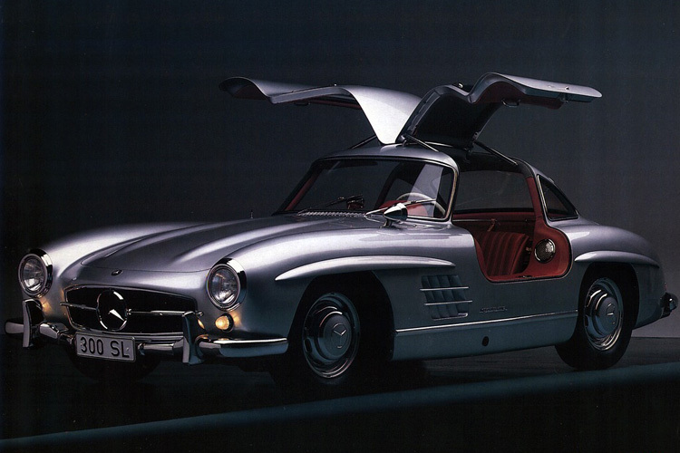 Ein Klassiker – der wunderbare 300SL von Mercedes