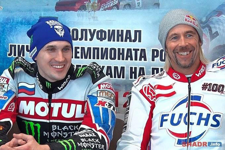 Franky Zorn und Weltmeister Dmitry Koltakov fahren in einem Team