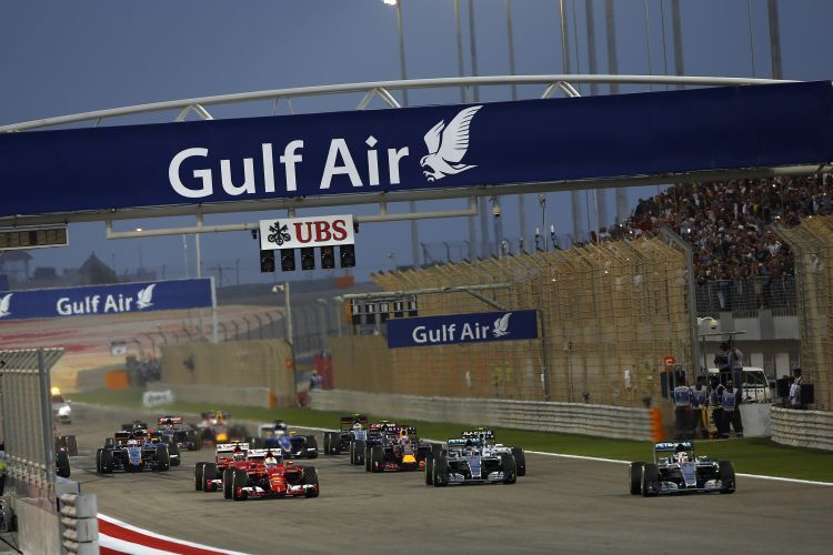 Start des Rennens in Bahrain