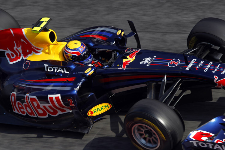 Mark Webber im Red Bull RB7