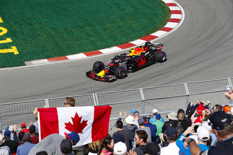 Max Verstappen war im ersten freien Training zum Kanada-GP der Schnellste