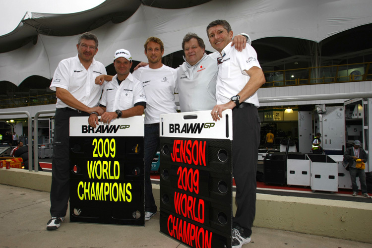 BrawnGP und Mercedes haben beide Titel erobert