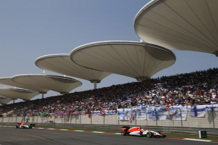 Trotz Strafe zog Manor-Marussia-Pilot Roberto Merhi nach dem China-GP eine positive Bilanz