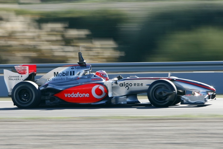 Gary Paffet testet McLaren