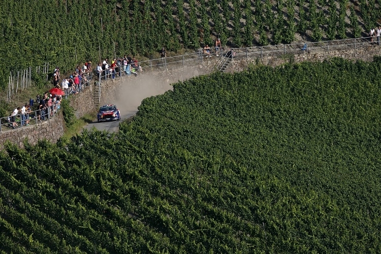 Stéphane Lefebvre beim WRC-Debüt in Deutschland