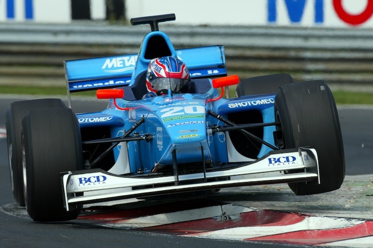 Derek Hill auf dem Hungaroring 2002
