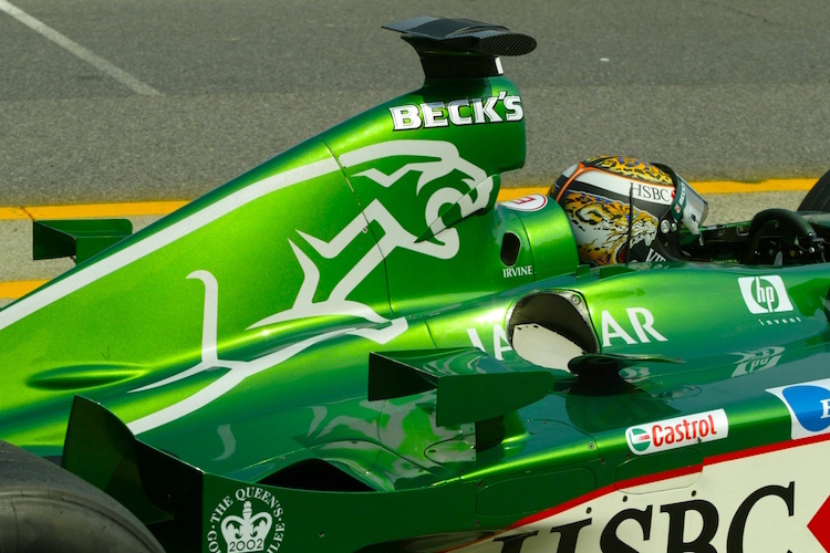Harmloser Stubentiger: Jaguar 2002 in der Formel 1