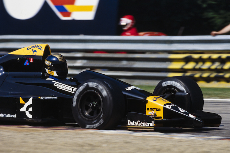 Julian Bailey 1988 in Monza mit seinem Tyrrell