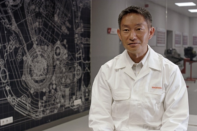 Motorenentwickler Fuyuki Hosokawa verspricht uns hohe Spitzenleistung und saftiges Drehmoment