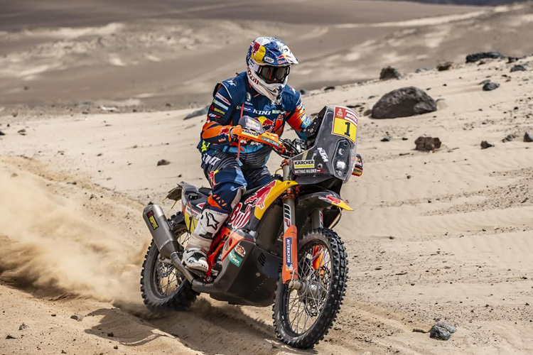 Matthias Walkner beendete die Rallye Dakar 2019 als Zweiter